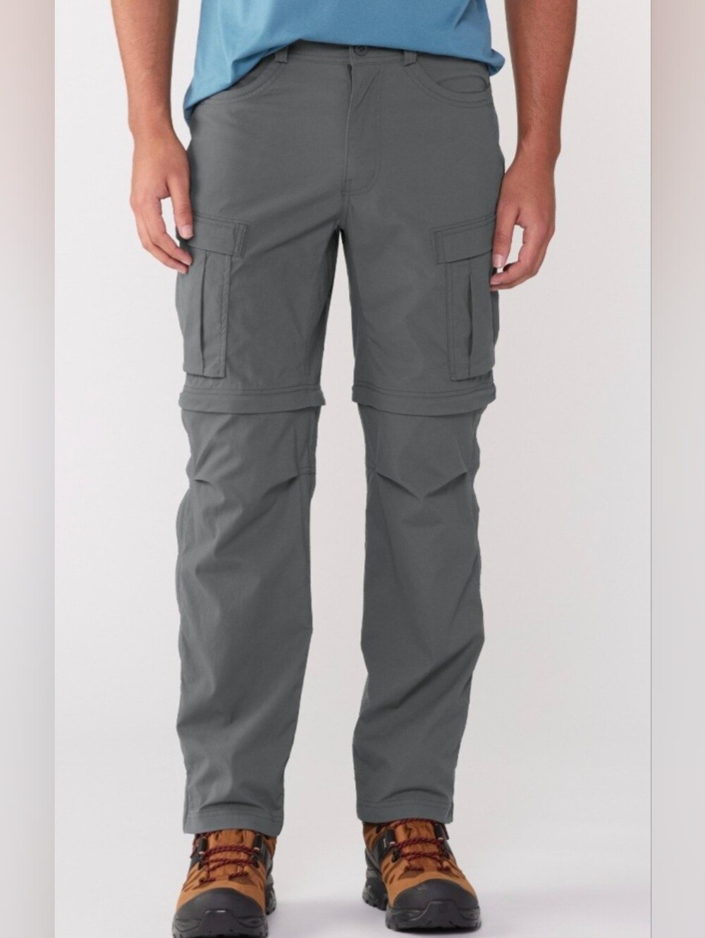 REI Men's Sahara Convertible Pants - Gray Size 31